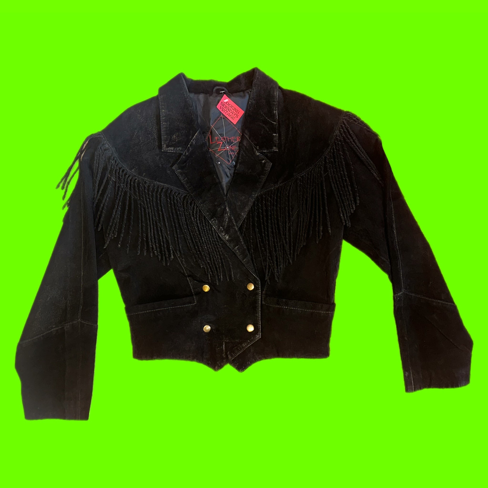 80's Suade Fringe Jacket – Looking Sideways Vintage LLC