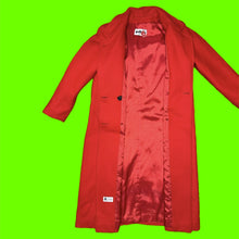 Load image into Gallery viewer, Cherry Red Pea Coat