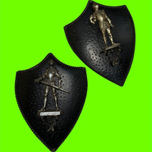 Load image into Gallery viewer, 1960s knight shield decor
