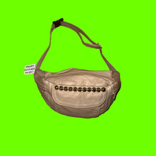Load image into Gallery viewer, Tan Fanny Pack with One Row of Studs
