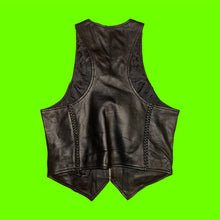 Load image into Gallery viewer, Black Leather Vest
