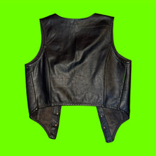 Load image into Gallery viewer, Black 90s Lace Up Vest
